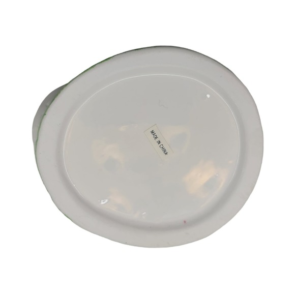 Vintage Ceramic Easter Cottage Egg Container Candy Holder Girl Bunny Rabbit Box - Picture 7 of 9